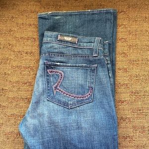Women’s Rock and Republic Kasandra Flare Denim Jeans, Size 28
